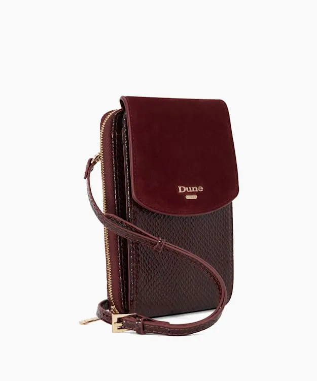 Sunrise Burgundy Textured Cross Body Micro Bag Dune London Red Women Dune London Handbags Sunrise Burgundy Textured Cross Body Micro Bag Dune London Red Women Dune London Handbags