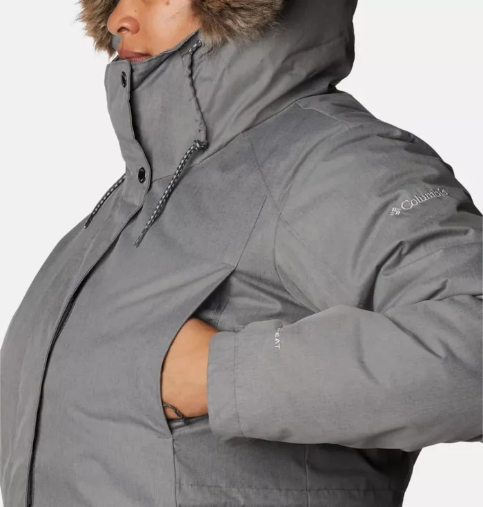 Suttle Mountain II Insulated Jacket 8211 Plus Size City Grey Womens Columbia Sportswear Insulated and Down Suttle Mountain II Insulated Jacket 8211 Plus Size City Grey Womens Columbia Sportswear Insulated and Down