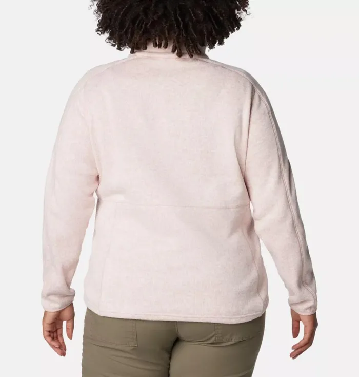 Sweater Weather Fleece Full Zip Jacket 8211 Plus Size Dusty Pink Heather Womens Columbia Sportswear Jackets and Vests Sweater Weather Fleece Full Zip Jacket 8211 Plus Size Dusty Pink Heather Womens Columbia Sportswear Jackets and Vests