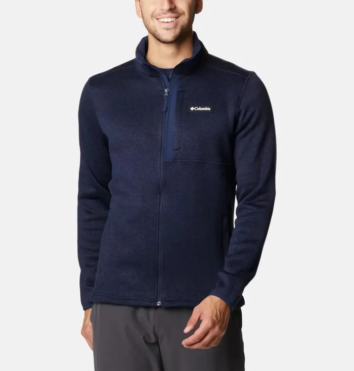 Sweater Weather Fleece Full Zip Jacket 8211 Tall Collegiate Navy Heather Mens Columbia Sportswear Jackets and Vests Sweater Weather Fleece Full Zip Jacket 8211 Tall Collegiate Navy Heather Mens Columbia Sportswear Jackets and Vests