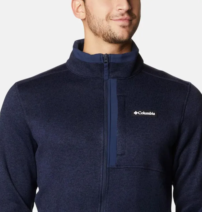 Sweater Weather Fleece Full Zip Jacket 8211 Tall Collegiate Navy Heather Mens Columbia Sportswear Jackets and Vests Sweater Weather Fleece Full Zip Jacket 8211 Tall Collegiate Navy Heather Mens Columbia Sportswear Jackets and Vests