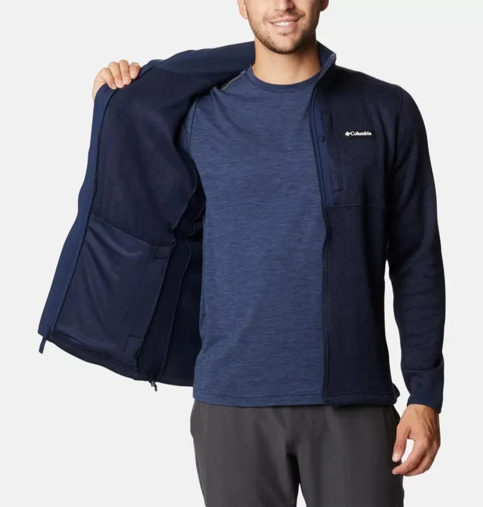 Sweater Weather Fleece Full Zip Jacket 8211 Tall Collegiate Navy Heather Mens Columbia Sportswear Jackets and Vests Sweater Weather Fleece Full Zip Jacket 8211 Tall Collegiate Navy Heather Mens Columbia Sportswear Jackets and Vests