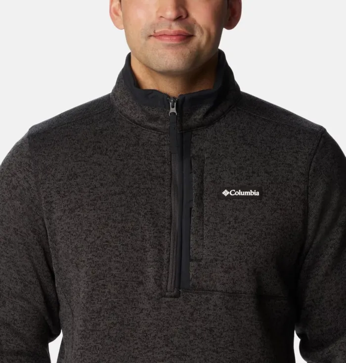 Sweater Weather Fleece Half Zip Pullover Black Heather Black Mens Columbia Sportswear Pullovers and Tops Sweater Weather Fleece Half Zip Pullover Black Heather Black Mens Columbia Sportswear Pullovers and Tops