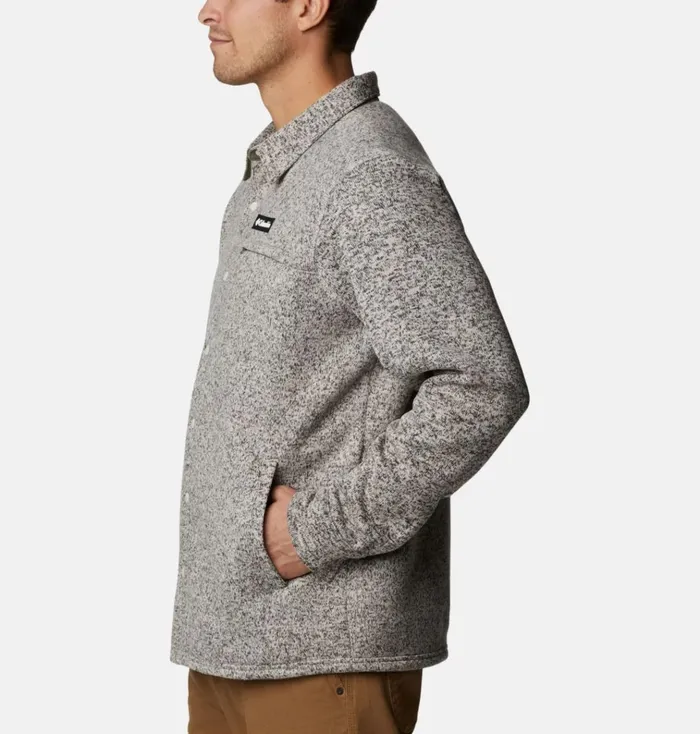 Sweater Weather Shirt Jacket 8211 Tall Dark Stone Mens Columbia Sportswear Pullovers and Tops Sweater Weather Shirt Jacket 8211 Tall Dark Stone Mens Columbia Sportswear Pullovers and Tops