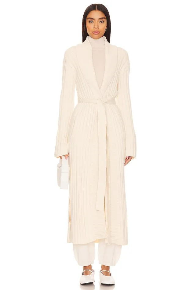 Sweaters and Knits Women Lovers and Friends Katherine Long Cardigan Cream