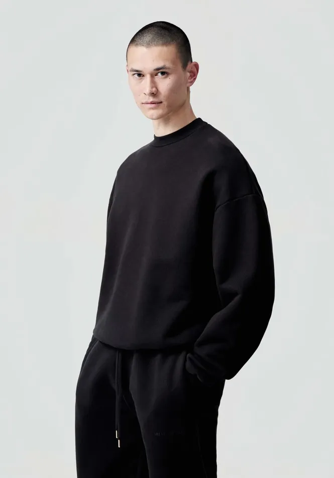Sweats Men MKI MIYUKI ZOKU Mki 800 Gsm Superweight Crewneck Black