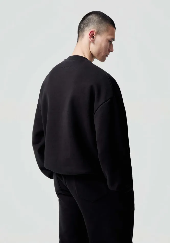 Sweats Men MKI MIYUKI ZOKU Mki 800 Gsm Superweight Crewneck Black