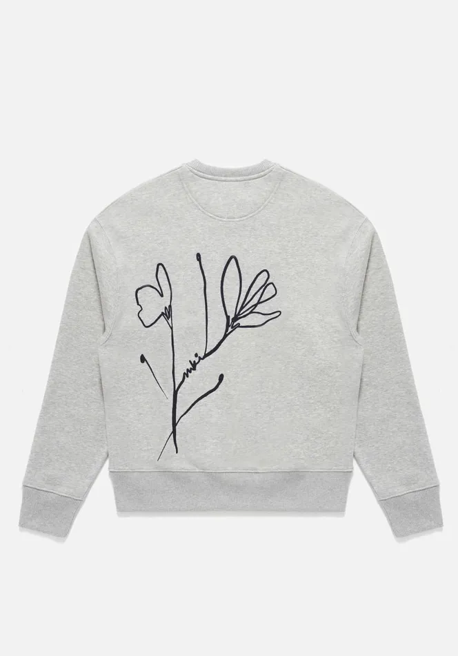 Sweats Men MKI MIYUKI ZOKU Mki Floral Crewneck Grey