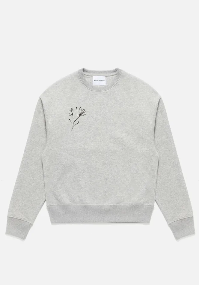 Sweats Men MKI MIYUKI ZOKU Mki Floral Crewneck Grey