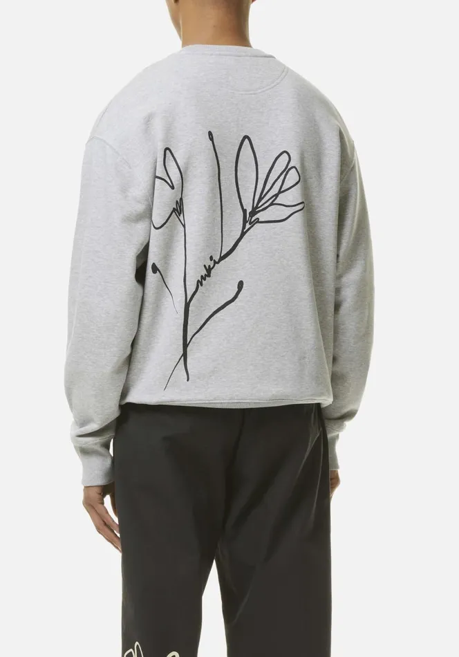 Sweats Men MKI MIYUKI ZOKU Mki Floral Crewneck Grey