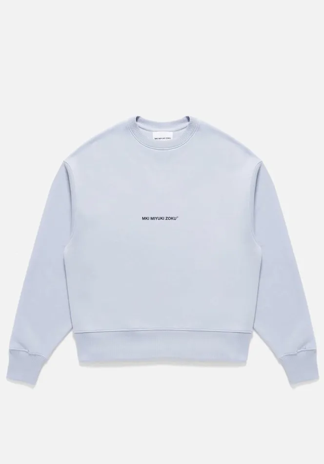 Sweats Men MKI MIYUKI ZOKU Mki Staple Crewneck Light Blue