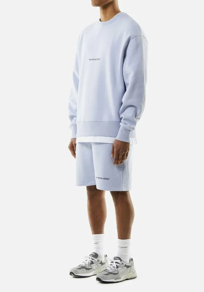 Sweats Men MKI MIYUKI ZOKU Mki Staple Crewneck Light Blue