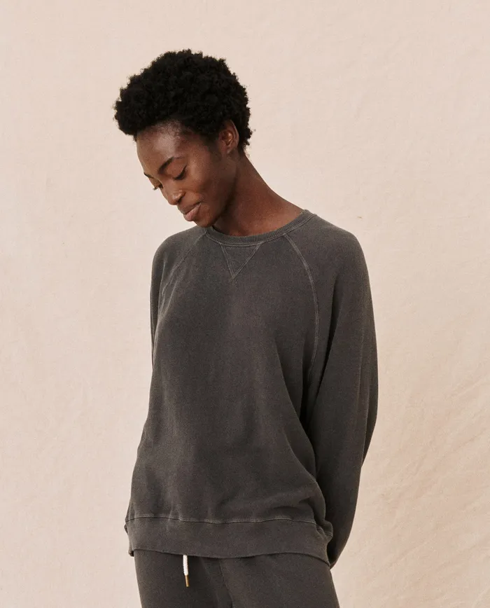 Sweatshirts The Great Women The Slouch Sweatshirt Washed Black Sweatshirts The Great Women The Slouch Sweatshirt Washed Black