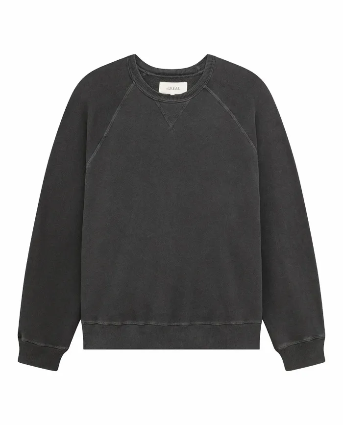 Sweatshirts The Great Women The Slouch Sweatshirt Washed Black Sweatshirts The Great Women The Slouch Sweatshirt Washed Black