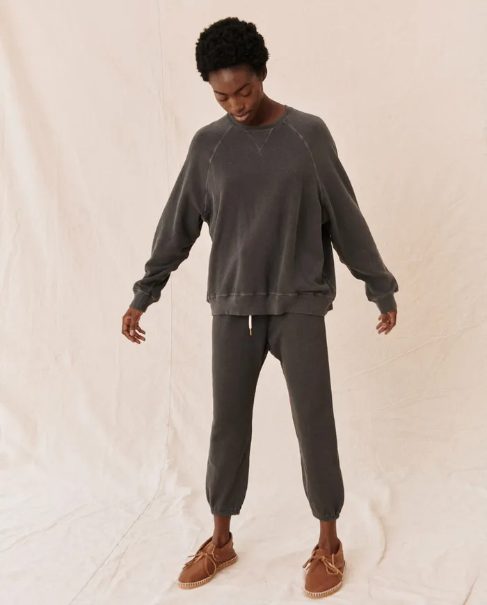 Sweatshirts The Great Women The Slouch Sweatshirt Washed Black Sweatshirts The Great Women The Slouch Sweatshirt Washed Black