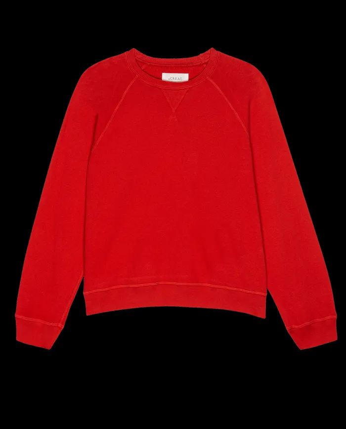 Sweatshirts Women The Slouch Sweatshirt Solid Campfire The Great Sweatshirts Women The Slouch Sweatshirt Solid Campfire The Great