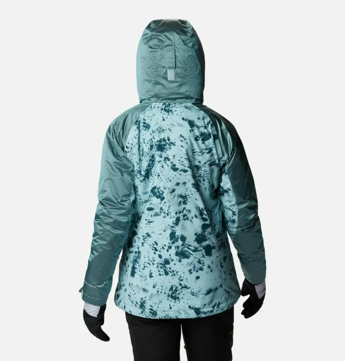 Sweet Shredder II Insulated Jacket Aqua Haze Flurries Aqua Haze Sheen Womens Columbia Sportswear Insulated and Down Sweet Shredder II Insulated Jacket Aqua Haze Flurries Aqua Haze Sheen Womens Columbia Sportswear Insulated and Down