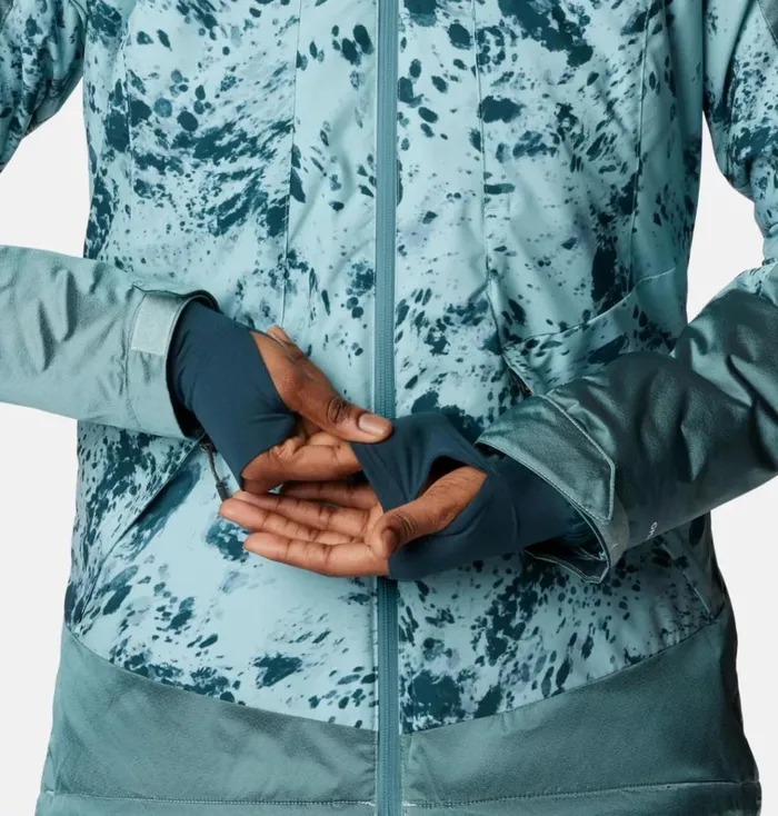 Sweet Shredder II Insulated Jacket Aqua Haze Flurries Aqua Haze Sheen Womens Columbia Sportswear Insulated and Down Sweet Shredder II Insulated Jacket Aqua Haze Flurries Aqua Haze Sheen Womens Columbia Sportswear Insulated and Down