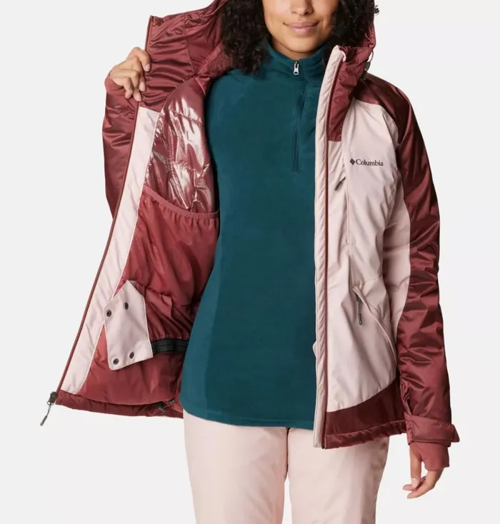 Sweet Shredder II Insulated Jacket Dusty Pink Beetroot Sheen Womens Columbia Sportswear Insulated and Down Sweet Shredder II Insulated Jacket Dusty Pink Beetroot Sheen Womens Columbia Sportswear Insulated and Down