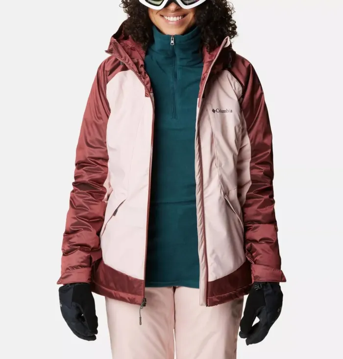 Sweet Shredder II Insulated Jacket Dusty Pink Beetroot Sheen Womens Columbia Sportswear Insulated and Down Sweet Shredder II Insulated Jacket Dusty Pink Beetroot Sheen Womens Columbia Sportswear Insulated and Down
