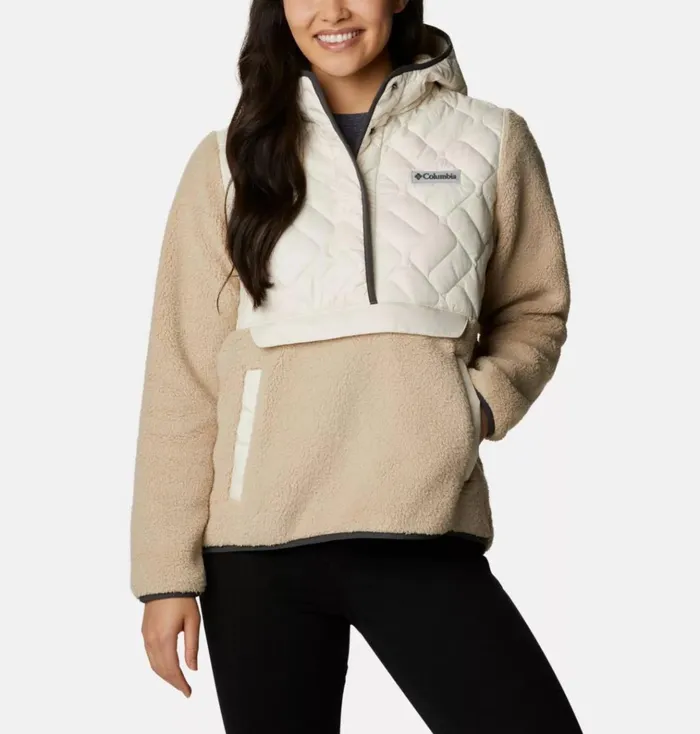 Sweet View Hooded Fleece Pullover Chalk Ancient Fossil Womens Columbia Sportswear Pullovers and Tops Sweet View Hooded Fleece Pullover Chalk Ancient Fossil Womens Columbia Sportswear Pullovers and Tops