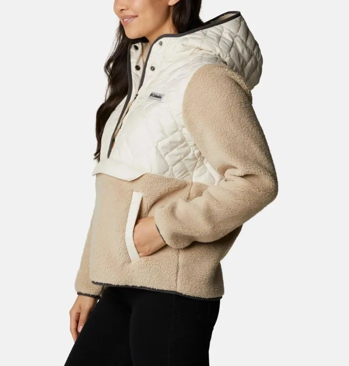 Sweet View Hooded Fleece Pullover Chalk Ancient Fossil Womens Columbia Sportswear Pullovers and Tops Sweet View Hooded Fleece Pullover Chalk Ancient Fossil Womens Columbia Sportswear Pullovers and Tops