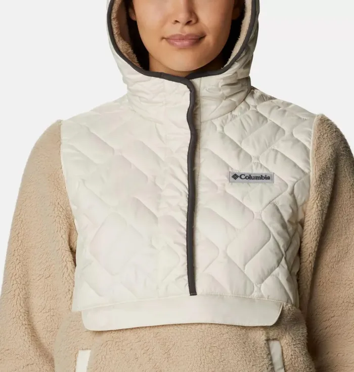 Sweet View Hooded Fleece Pullover Chalk Ancient Fossil Womens Columbia Sportswear Pullovers and Tops Sweet View Hooded Fleece Pullover Chalk Ancient Fossil Womens Columbia Sportswear Pullovers and Tops