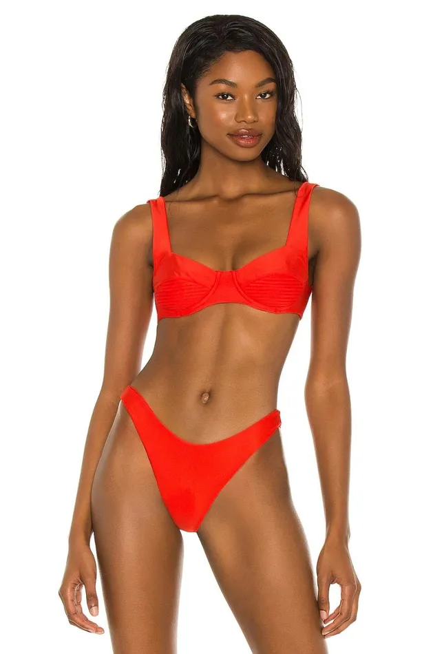 Swimsuits and CoverUps Women Lovers and Friends Zisa Top Red