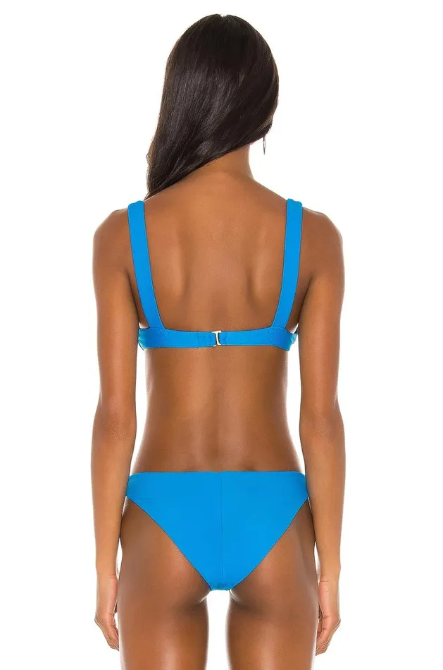 Swimwear Women Lovers and Friends Call To Me Top Bright Blue