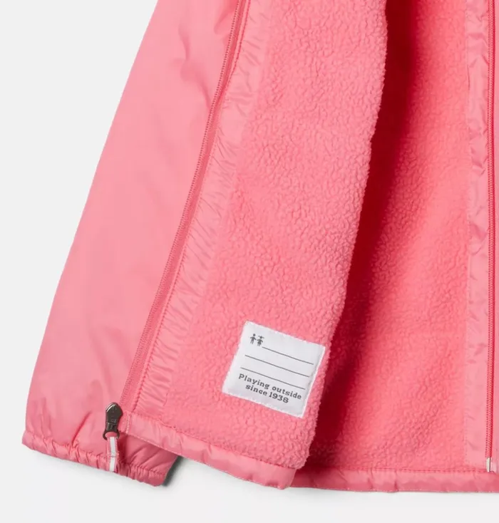 Switchback Sherpa Lined Jacket Camellia Rose Kids Columbia Sportswear Jackets and Vests Switchback Sherpa Lined Jacket Camellia Rose Kids Columbia Sportswear Jackets and Vests