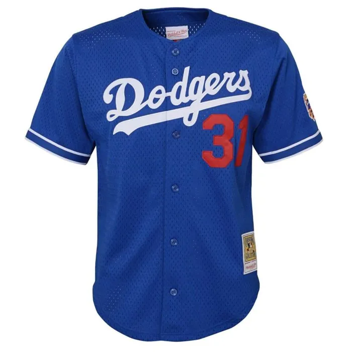 TShirts and Tops Kids Mitchell and Ness Authentic Mesh BP Jersey Los Angeles Dodgers 1997 Mike Piazza TShirts and Tops Kids Mitchell and Ness Authentic Mesh BP Jersey Los Angeles Dodgers 1997 Mike Piazza