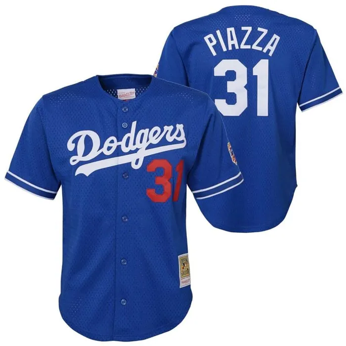 TShirts and Tops Kids Mitchell and Ness Authentic Mesh BP Jersey Los Angeles Dodgers 1997 Mike Piazza TShirts and Tops Kids Mitchell and Ness Authentic Mesh BP Jersey Los Angeles Dodgers 1997 Mike Piazza