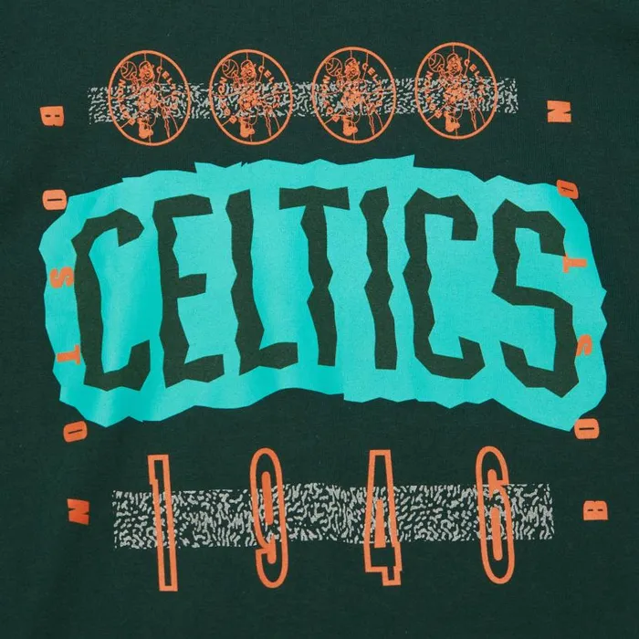 TShirts and Tops Men Mitchell and Ness 90s Reflective Static SS Premium Tee Boston Celtics TShirts and Tops Men Mitchell and Ness 90s Reflective Static SS Premium Tee Boston Celtics