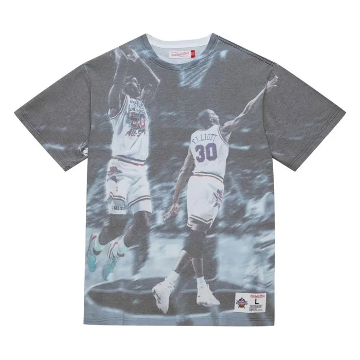 TShirts and Tops Men Mitchell and Ness Above The Rim Sublimated SS Tee San Antonio Spurs