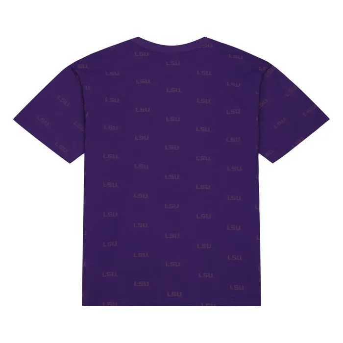 TShirts and Tops Men Mitchell and Ness AOP SS Top Louisiana State University TShirts and Tops Men Mitchell and Ness AOP SS Top Louisiana State University