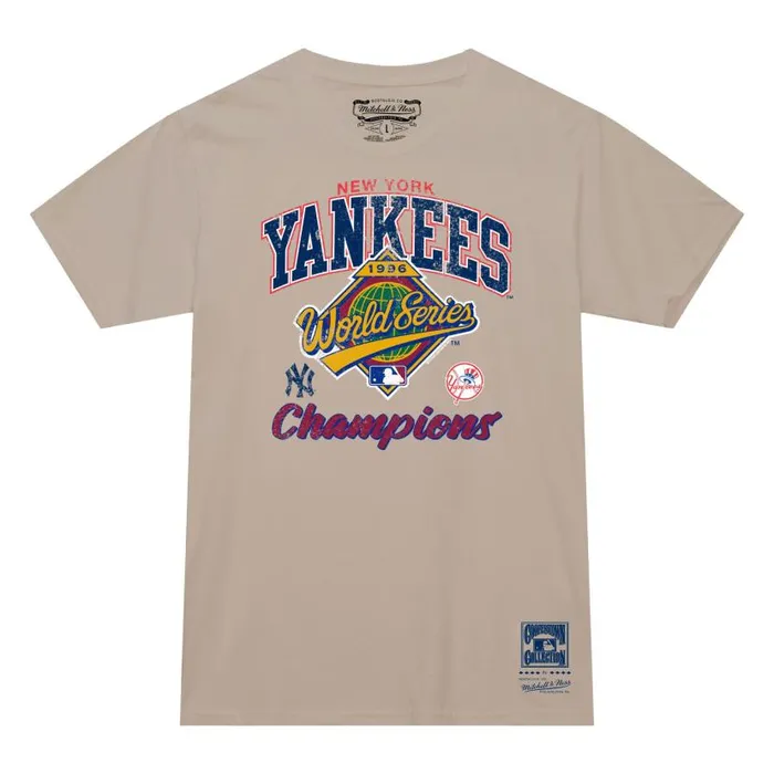 TShirts and Tops Men Mitchell and Ness Arched Champions Tee New York Yankees