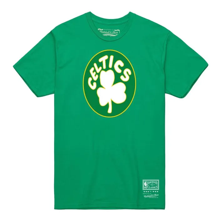 TShirts and Tops Men Mitchell and Ness Basic Logo 1 Tee Boston Celtics