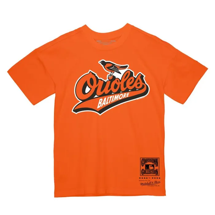 TShirts and Tops Men Mitchell and Ness Basic Logo 4 Tee Baltimore Orioles