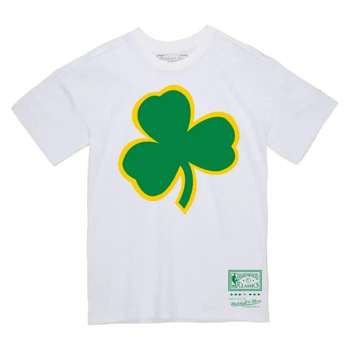 TShirts and Tops Men Mitchell and Ness Basic Logo 4 Tee Boston Celtics