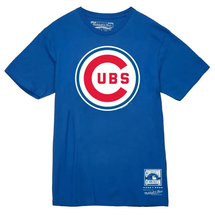 TShirts and Tops Men Mitchell and Ness Basic Logo 4 Tee Chicago Cubs