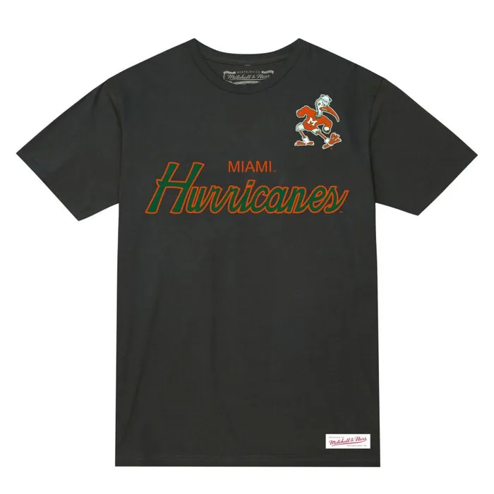 TShirts and Tops Men Mitchell and Ness Elite Tee University Of Miami