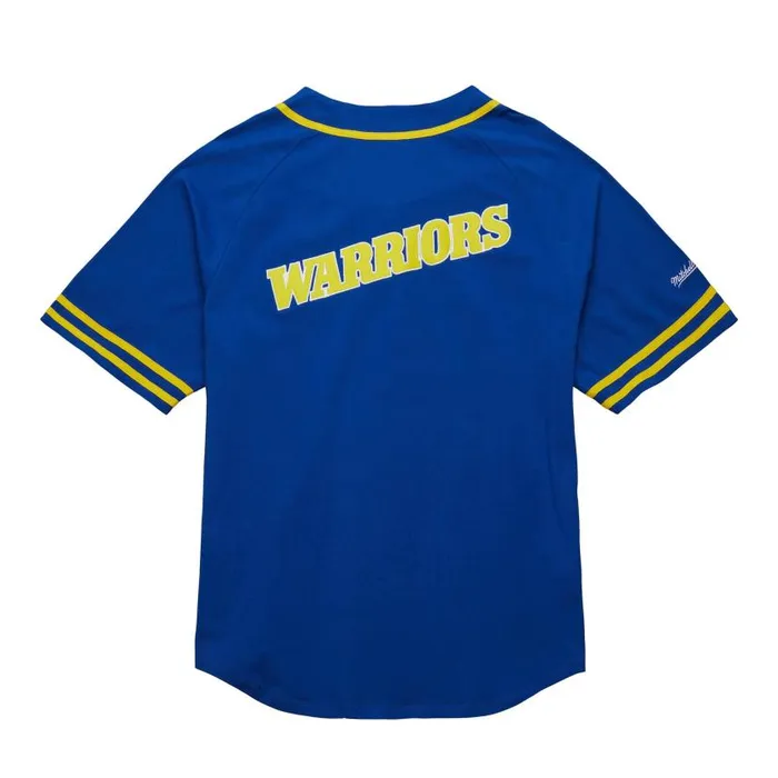 TShirts and Tops Men Mitchell and Ness Fashion Cotton Button Front Vintage Logo Golden State Warriors TShirts and Tops Men Mitchell and Ness Fashion Cotton Button Front Vintage Logo Golden State Warriors