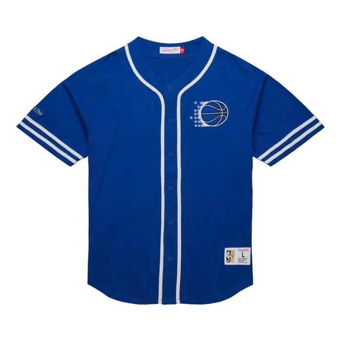 TShirts and Tops Men Mitchell and Ness Fashion Cotton Button Front Vintage Logo Orlando Magic TShirts and Tops Men Mitchell and Ness Fashion Cotton Button Front Vintage Logo Orlando Magic