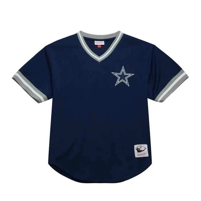 TShirts and Tops Men Mitchell and Ness Fashion Mesh VNeck Vintage Logo Dallas Cowboys