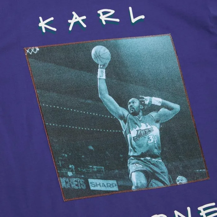 TShirts and Tops Men Mitchell and Ness Heavyweight Premium Player Tee Vintage Logo Utah Jazz Karl Malone TShirts and Tops Men Mitchell and Ness Heavyweight Premium Player Tee Vintage Logo Utah Jazz Karl Malone