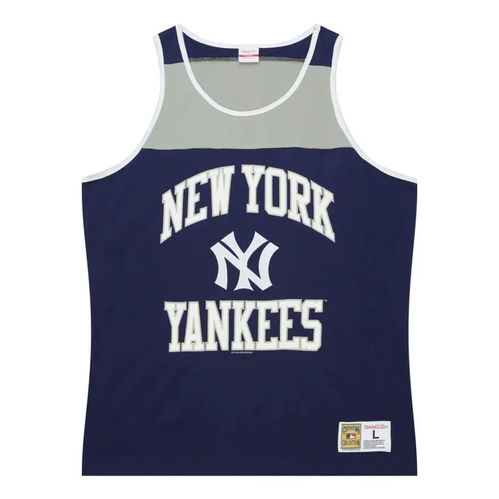 TShirts and Tops Men Mitchell and Ness Heritage Color Blocked Tank Top New York Yankees