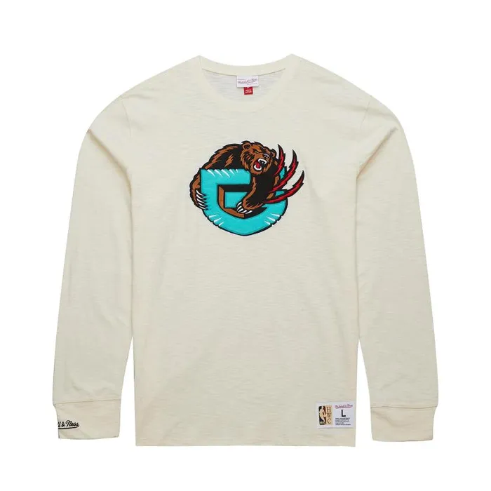 TShirts and Tops Men Mitchell and Ness Heritage LS Slub Tee Vintage Logo Vancouver Grizzlies TShirts and Tops Men Mitchell and Ness Heritage LS Slub Tee Vintage Logo Vancouver Grizzlies