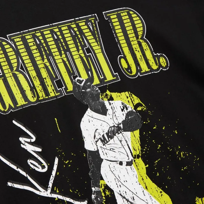 TShirts and Tops Men Mitchell and Ness HW Neon Pop Player SS Tee Vintage Logo Seattle Mariners Ken Griffey Jr TShirts and Tops Men Mitchell and Ness HW Neon Pop Player SS Tee Vintage Logo Seattle Mariners Ken Griffey Jr
