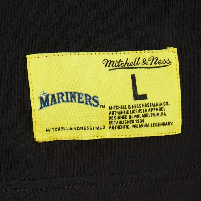 TShirts and Tops Men Mitchell and Ness HW Neon Pop Player SS Tee Vintage Logo Seattle Mariners Ken Griffey Jr TShirts and Tops Men Mitchell and Ness HW Neon Pop Player SS Tee Vintage Logo Seattle Mariners Ken Griffey Jr