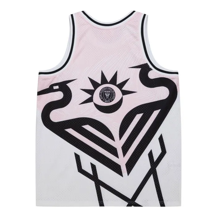 TShirts and Tops Men Mitchell and Ness Inter Miami CF Mesh Tank Current Logo Inter Miami CF TShirts and Tops Men Mitchell and Ness Inter Miami CF Mesh Tank Current Logo Inter Miami CF